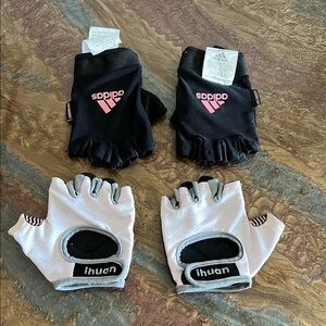 Adidas and ihuan Fingerless Workout Gloves